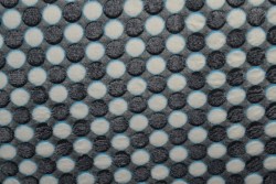 Coral fleece print 24-04 schwarz-grau