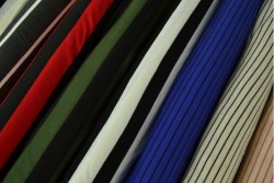 Sonderposten Viskose jersey streifen stoffe 45.000 MTR