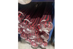 Sonderposten Viskose jersey streifen stoffe 45.000 MTR