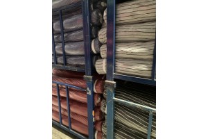 Sonderposten Viskose jersey streifen stoffe 45.000 MTR