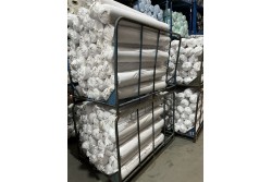 Sonderposten Weiße Baumwollstoff 240 cm 8.000 MTR