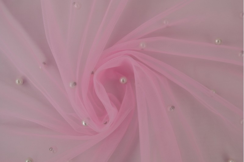 Mesh pearls 01-04 pink