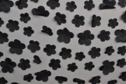 Mesh flower 01-03 black