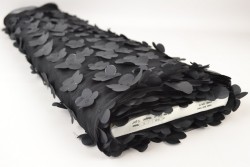 Mesh flower 01-03 black