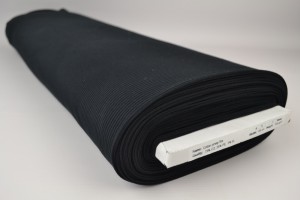 Cotton jersey rib 200 gm2 03 black