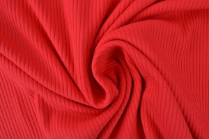 Cotton jersey rib 200 gm2 06 red