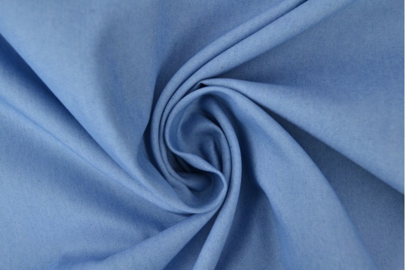 Denim chambray gewaschen - 01 hellblau
