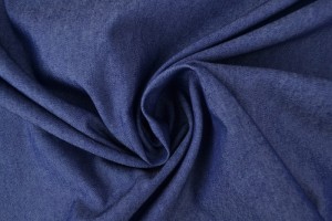 Denim chambray gewaschen - 04 dunkelblau