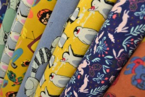 Baumwollflanell mit Motiven (Molton)