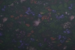 Cotton jersey rib print 12-01