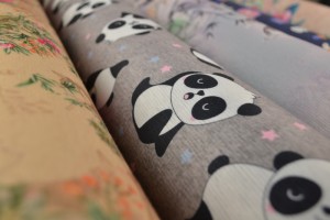 Sweatstoff mit Motiven (Alpenfleece)