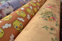 Sweatstoff mit Motiven (Alpenfleece)