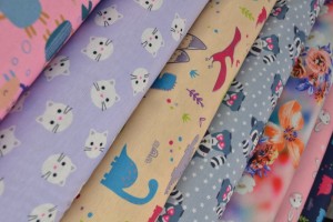 Sweatstoff mit Motiven (Alpenfleece)