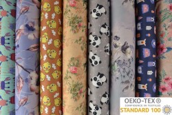 Sweatstoff mit Motiven (Alpenfleece)