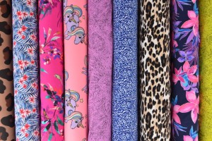 Lycra mit Motiven 3/3...