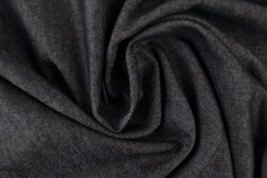 Denim chambray gewaschen - 06 schwarz