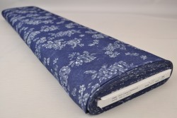 Denim chambray washed print 12-04