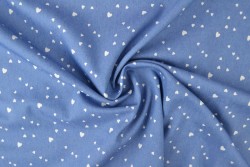 Denim chambray washed print 15-02