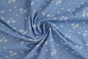 Denim chambray washed print 16-01