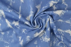 Denim chambray washed print 17-02