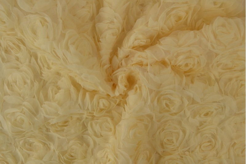 Mesh roses special 05-12 beige