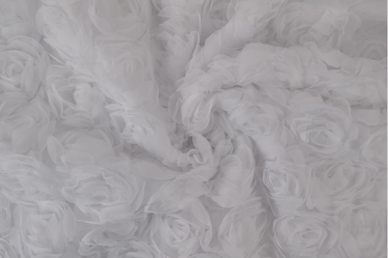 Mesh roses special 05-00 white