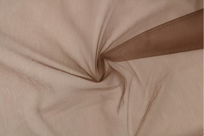 FR-1 tulle soft 280cm 747001 brown