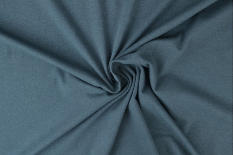 Baumwolle jersey 28167 grau-blau