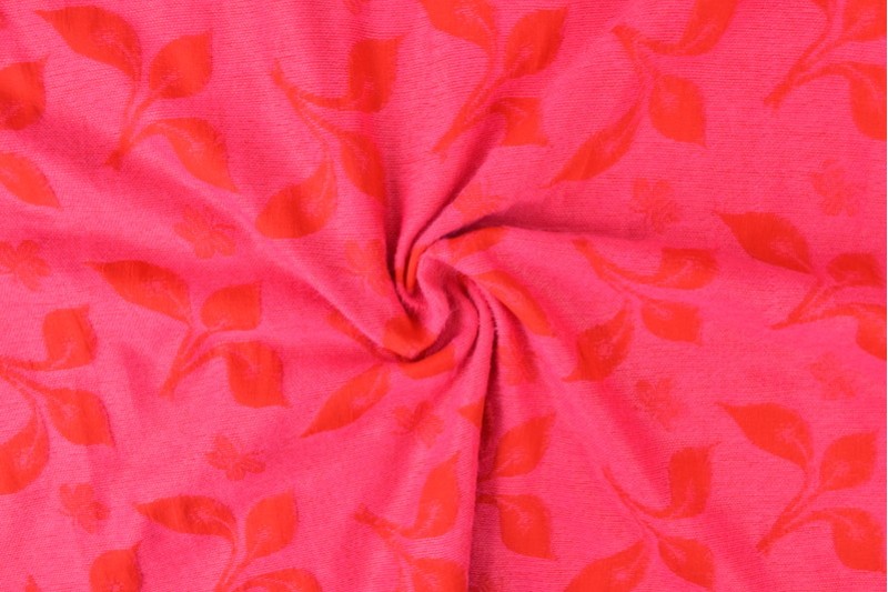 Cotton jacquard specials muslin flower 04-01