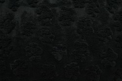 fleece dog paws 03 black