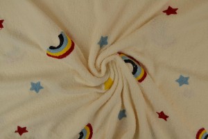 teddy towelling embroidered 02-22