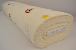 teddy towelling embroidered 02-22