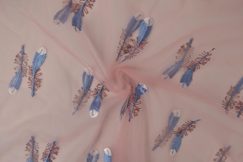 Mesh embroidered 02-01