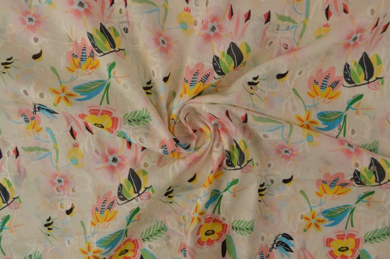 Cotton embroidery print 11