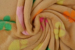 Coral fleece print 80-01