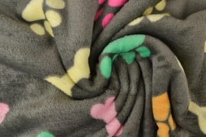 Coral fleece print 80-02