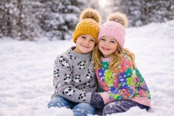 Sweatstoff mit Motiven (Alpenfleece)