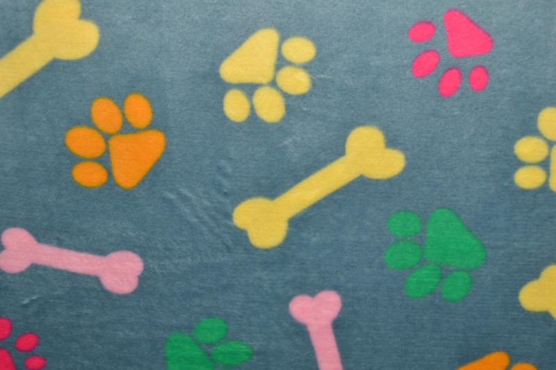 Coral fleece print 80-04