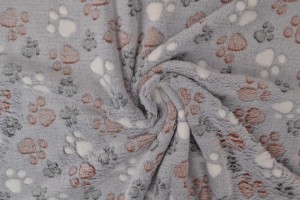 Coral fleece print 82-06