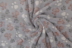 Coral fleece print 82-06