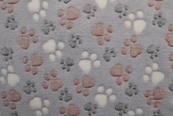 Coral fleece print 82-06