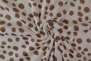 Coral fleece print 187-01