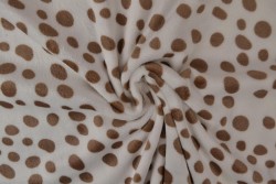 Coral fleece print 187-01