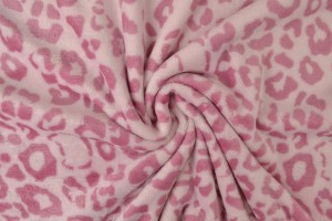 Coral fleece print 191-02