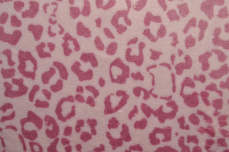 Coral fleece print 191-02