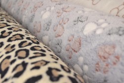 Coral Fleece mit Motiven