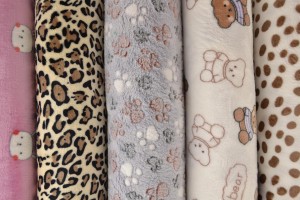 Coral Fleece mit Motiven