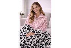 Coral Fleece mit Motiven