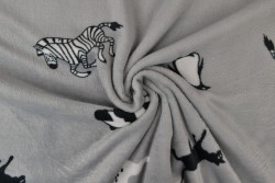 Coral fleece print 193-01