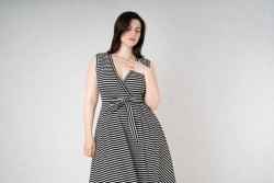 Baumwolljersey ''Brushed stripes''